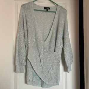 NWT express brand wrap sweater size small